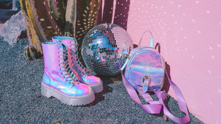 Iridescent Footwear