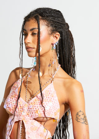 Aqua Ear Cuffs - Sparkl Fairy Couture