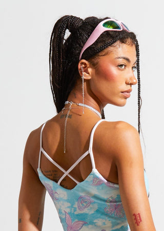 Clear Crystal Choker - Sparkl Fairy Couture