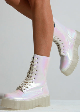 Elle Combat Boot - Sparkl Fairy Couture