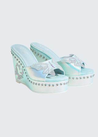 Bianca Wedge - Blue