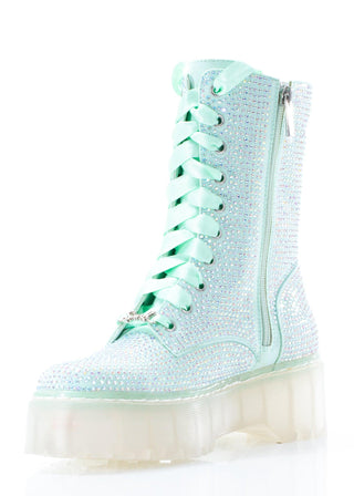 Jade Combat Boot - Sparkl Fairy Couture
