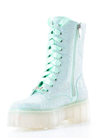 Jade Combat Boot - Sparkl Fairy Couture 