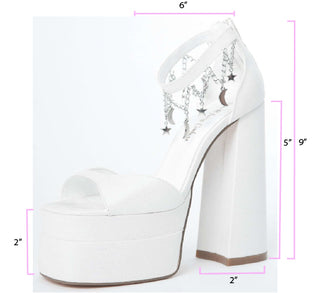 Samantha Glitter Heels - Sparkl Fairy Couture