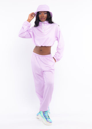 Lavender Fleece Sweat Pants - Sparkl Fairy Couture