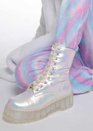 Elle Combat Boot - Sparkl Fairy Couture