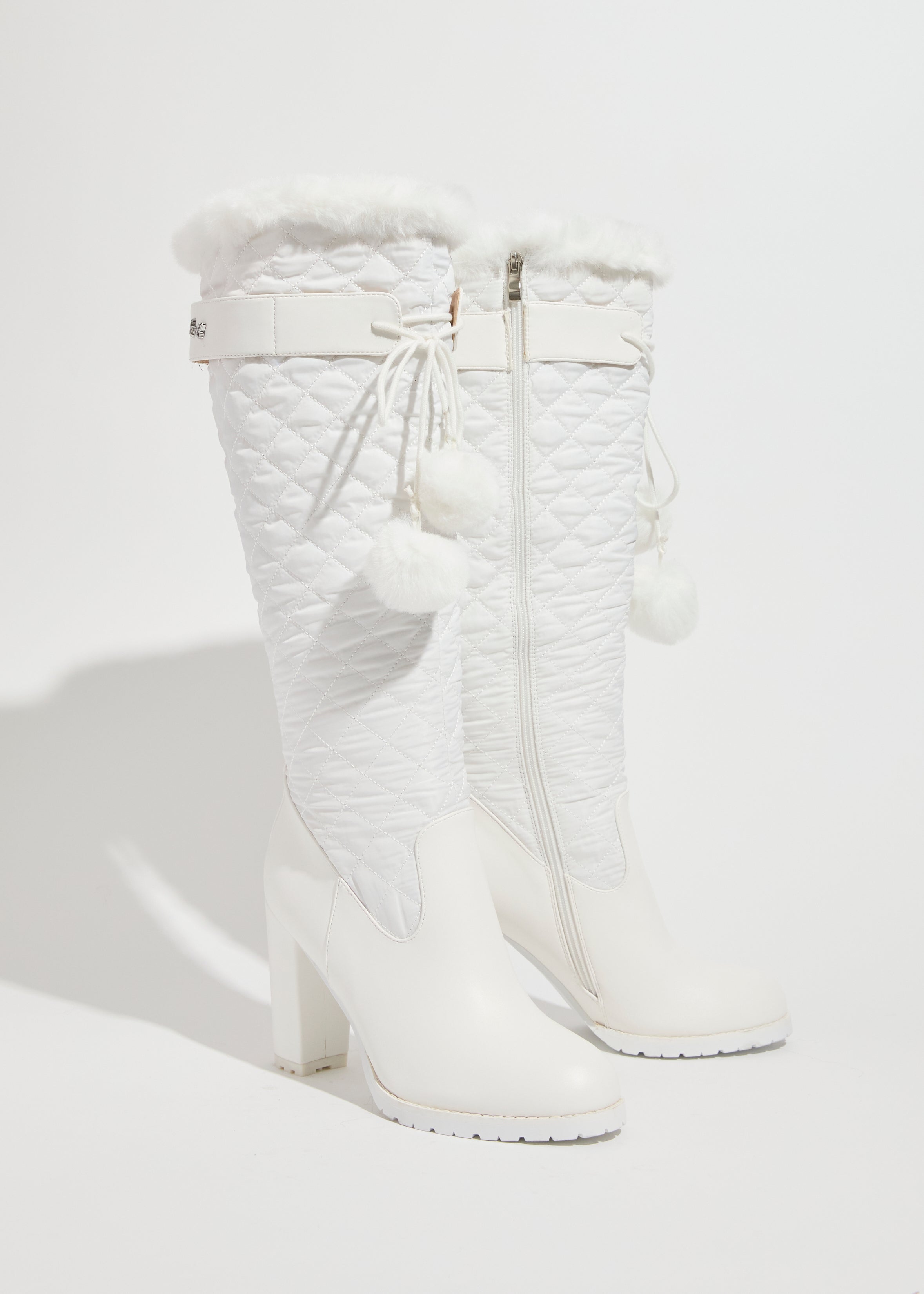Aspen Insulated Puffer Boots with Pom Pom Detail Sparkl Fairy Couture Aspen Insulated Puffer Boots with Pom Pom Detail Sparkl Fairy Couture