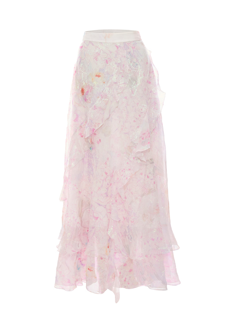Tokyo Sheer Silk Maxi Skirt