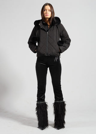 Noir Puffer Coat