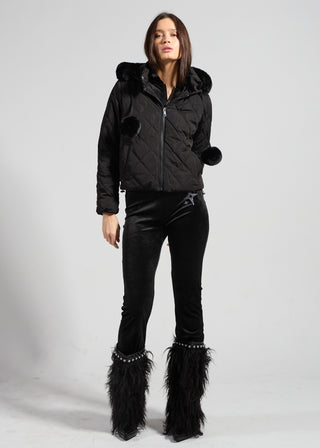 Noir Puffer Coat