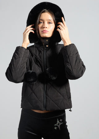 Noir Puffer Coat