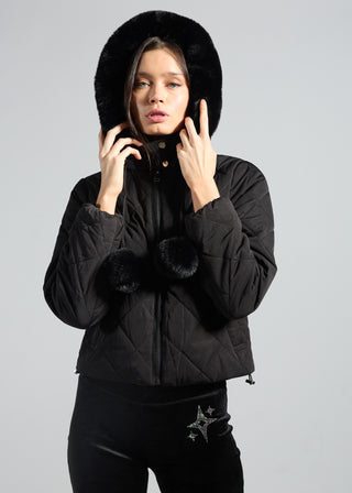 Noir Puffer Coat