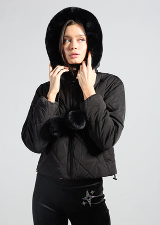 Noir Puffer Coat