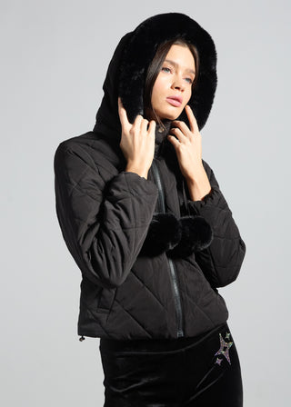 Noir Puffer Coat