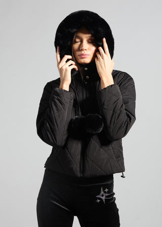 Noir Puffer Coat