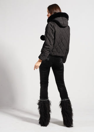 Noir Puffer Coat