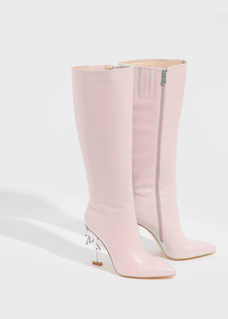 Fairy Icon Leather Boot - Roseé
