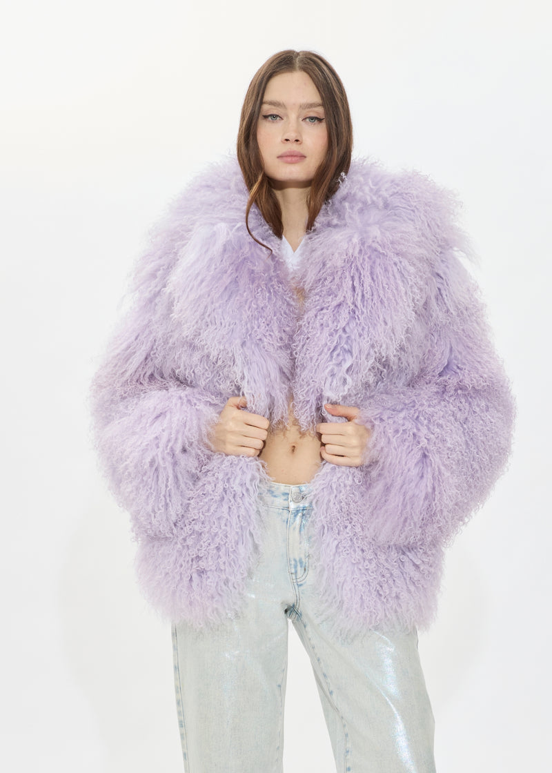 Lavendé Shearling Fur Coat