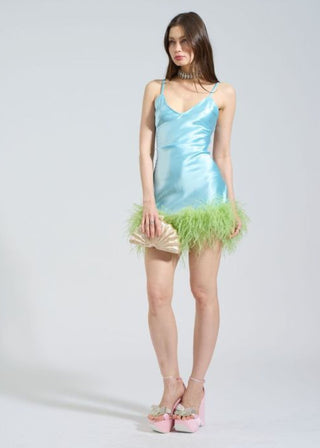 Taylor Dress - BLUE/GREEN