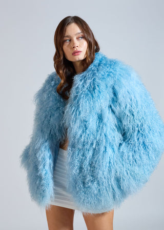 Bleu Fur Coat