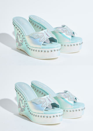 Bianca Wedge - Blue