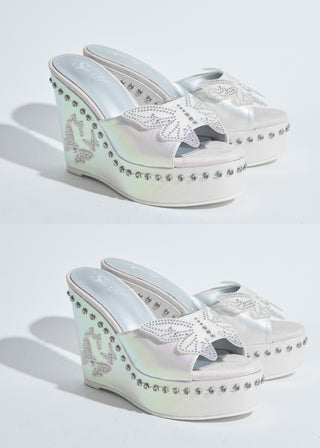 Bianca Wedge - White