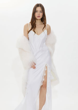 Blanc Cassé Full Length Coat