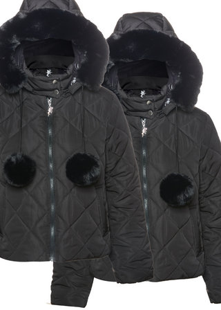 Noir Puffer Coat