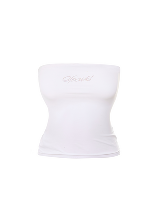 Sparkl Tube Top - White