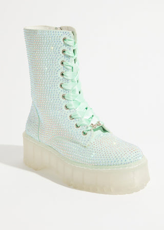 Jade Combat Boot