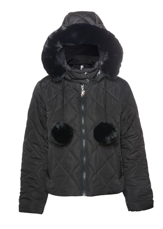 Noir Puffer Coat