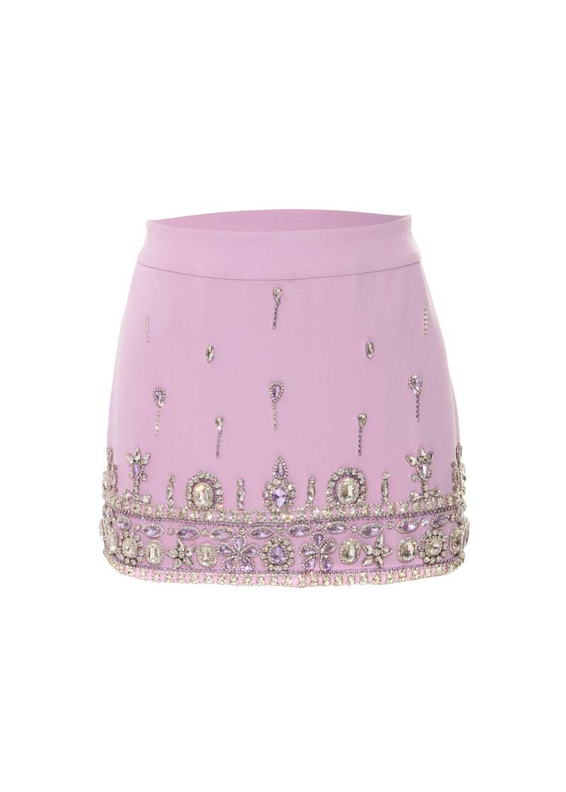 Francesca Mini Skirt- Lavender