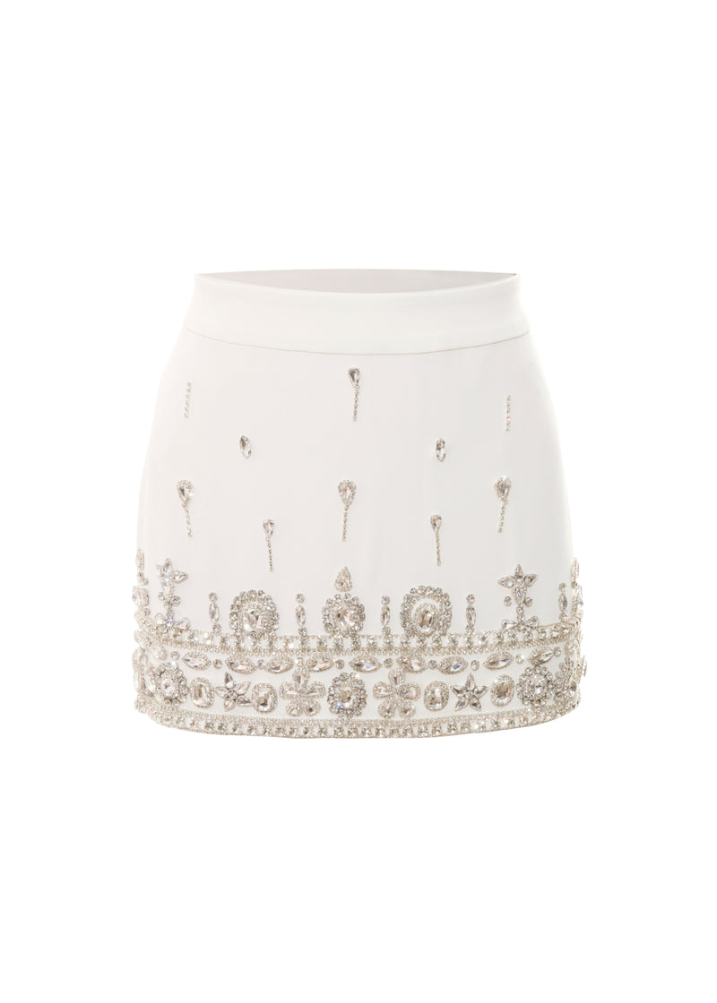 Francesca Mini Skirt- White