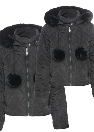 Noir Puffer Coat