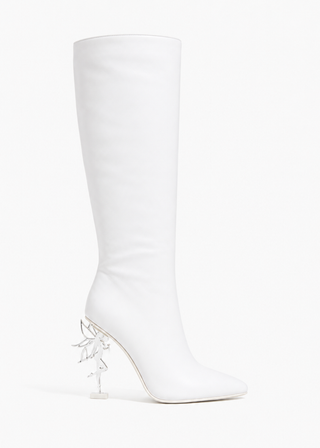 Fairy Icon Leather Boot - Blanc Cassé