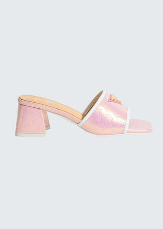 Monogram Heel - Pink