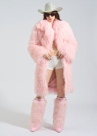 Rosée Shearling Full Length Coat