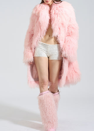 Rosée Shearling Full Length Coat