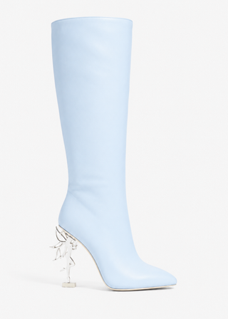 Fairy Icon Leather Boot - Bleu