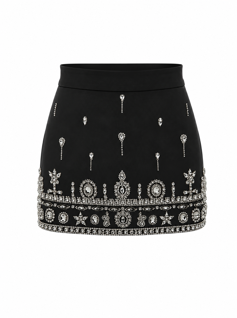 Francesca Mini Skirt- Black