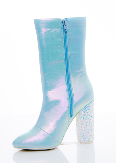 Light Blue Fairy Mini Boot