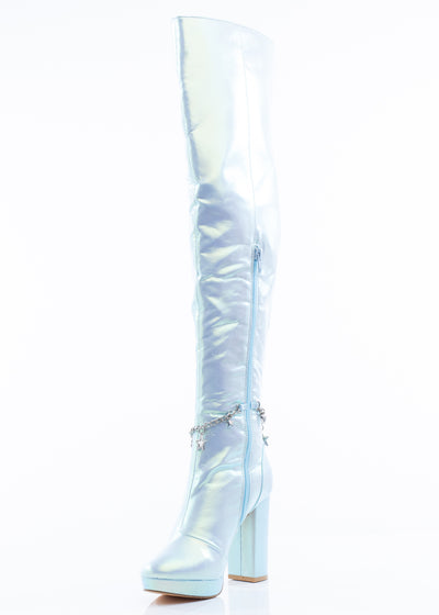 Blue Fairy Star High Boot