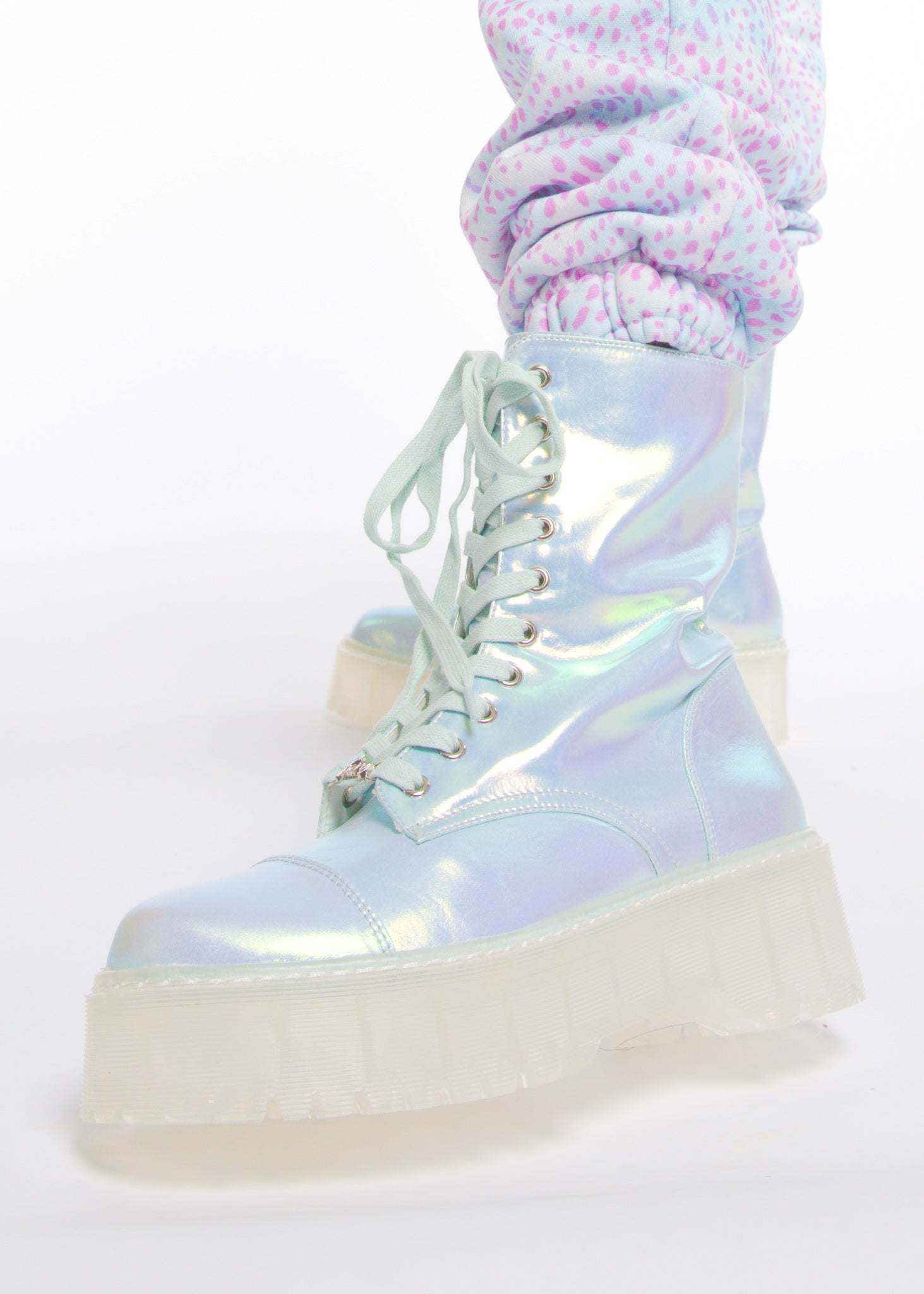 iridescent luxembourg sneaker boot