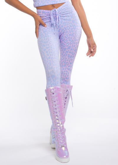 Lilac Fairy Lace-up High Boot