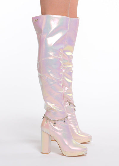 Pink Fairy Star High Boot
