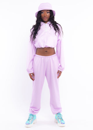 Lavender Fleece Sweat Pants - Sparkl Fairy Couture 