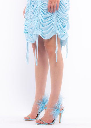 Blue Feather Heel - Sparkl Fairy Couture 
